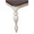 Arch Weathered Oak Dining Table With Extension Leaf