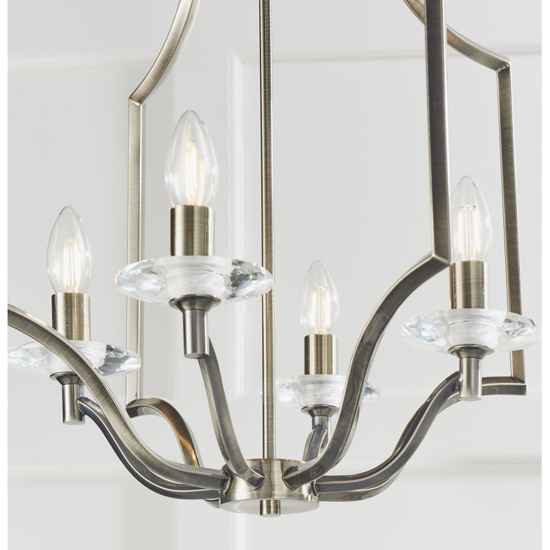 Tullis 4 - Light Candle Style Chandelier