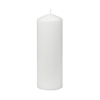 Unscented Pillar Candle