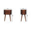 Table de chevet en bois massif Dearran