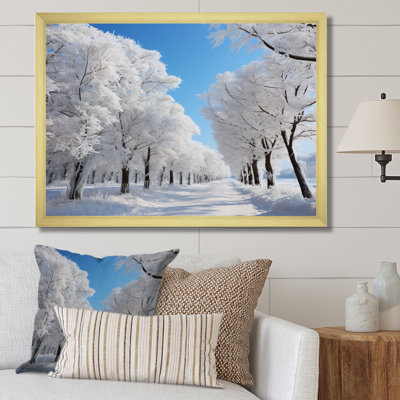 «Bronti Winter Frosty Canopy II», reproduction sur toile