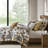 Gold 8 Pcs Queen Oversized Duvet Comforter Featuring Mid - Century Scandinavian Elegance, Cotton Decor Pillows And Removable 300gsm Fill