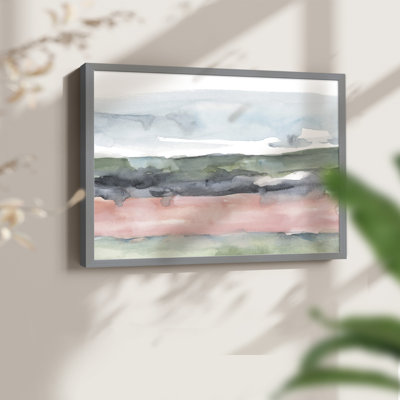 Blush Salt Bed I -Framed Print - Restickable