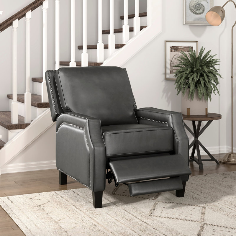 Fauteuil inclinable gris Bansom, Gris
