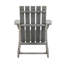 Chaise Adirondack en bois d'acacia massif Irving Classic, siège de patio extérieur gris résistant aux intempéries pour le jardin, la terrasse et le foyer-2136063607