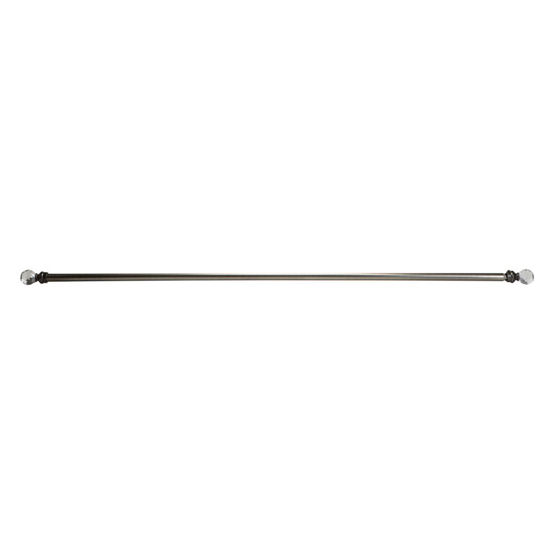 Tringle à rideaux simple en cristal Beachmere, 86" - 120"