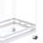 Catelynn Bar Cart with Glass Shelf in Clear