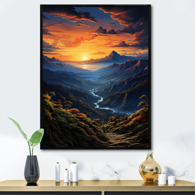 Dominicain, coucher de soleil I - reproduction