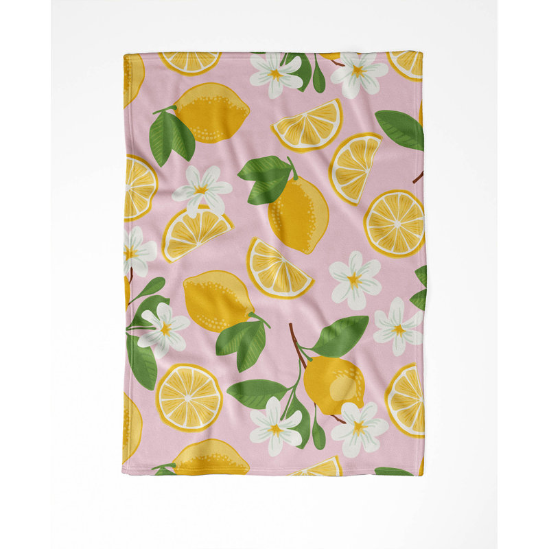 Couverture en velours de polaire Lemmie, L 80 po x l 60 po, Rose
