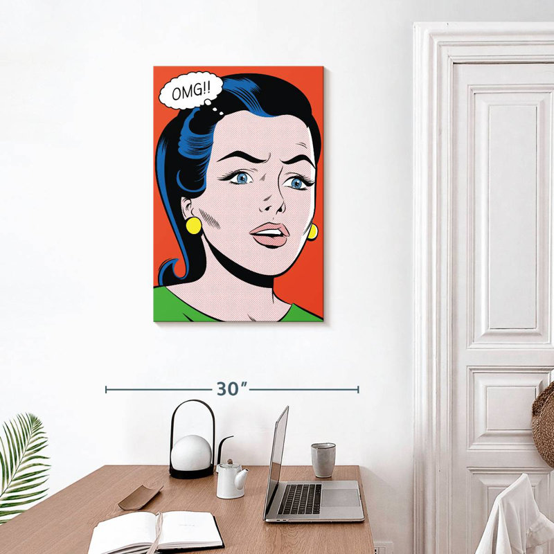 Leisha OMG, 30" H x 20" W