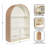 Arcott Wood Arched Wall Storage Shelf-876411121