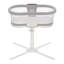 Luxe Dove Gray/White Tweed Bassinet with Bedding