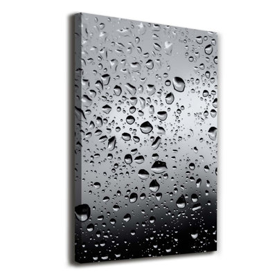 Drops Of Water - Wrapped Canvas Print