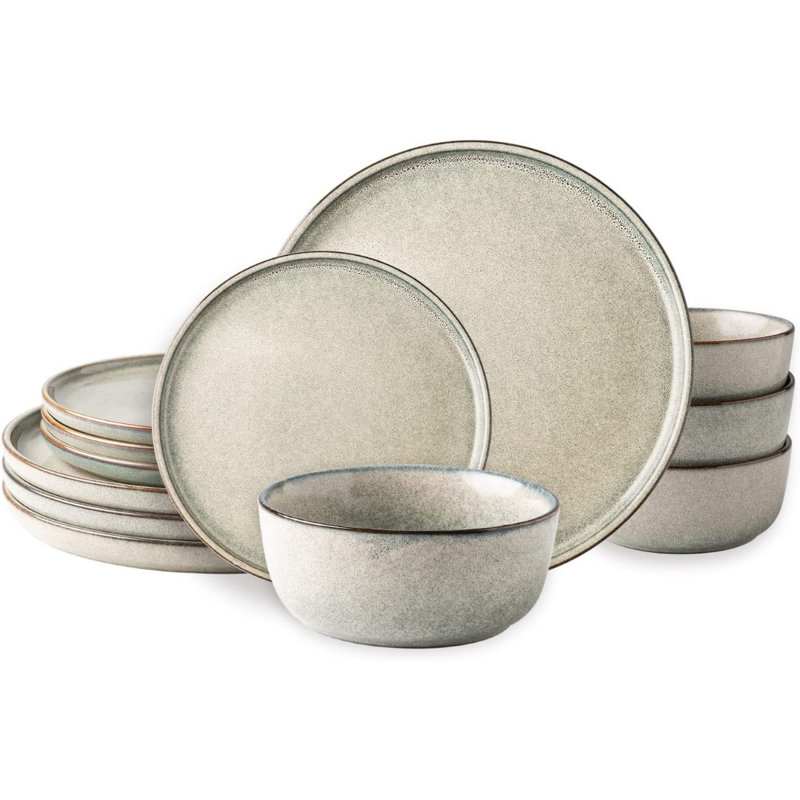 Zoha 12 Piece Dinnerware Set - Service for 4