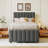 3 Drawers Upholstered Bed With Trundle-1031683955-1031683953