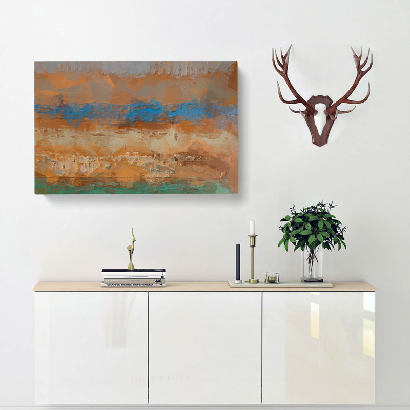 Taking It Easy In Abstract - Wrapped Canvas Print, 50cm H x 76cm W x 3cm D