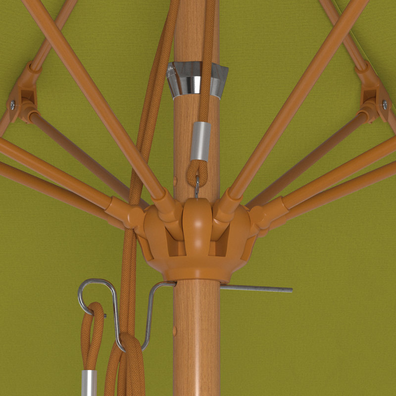 Parasol en bois de teck 11 pi, Ginkgo