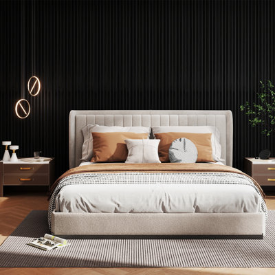 Panneaux muraux à lattes en bois d'aspect bois de 23,6 po x l 23,6 po, panneaux d'insonorisation 3D, panneaux d'insonorisation décoratifs pour murs et plafonds (ensemble de 8)