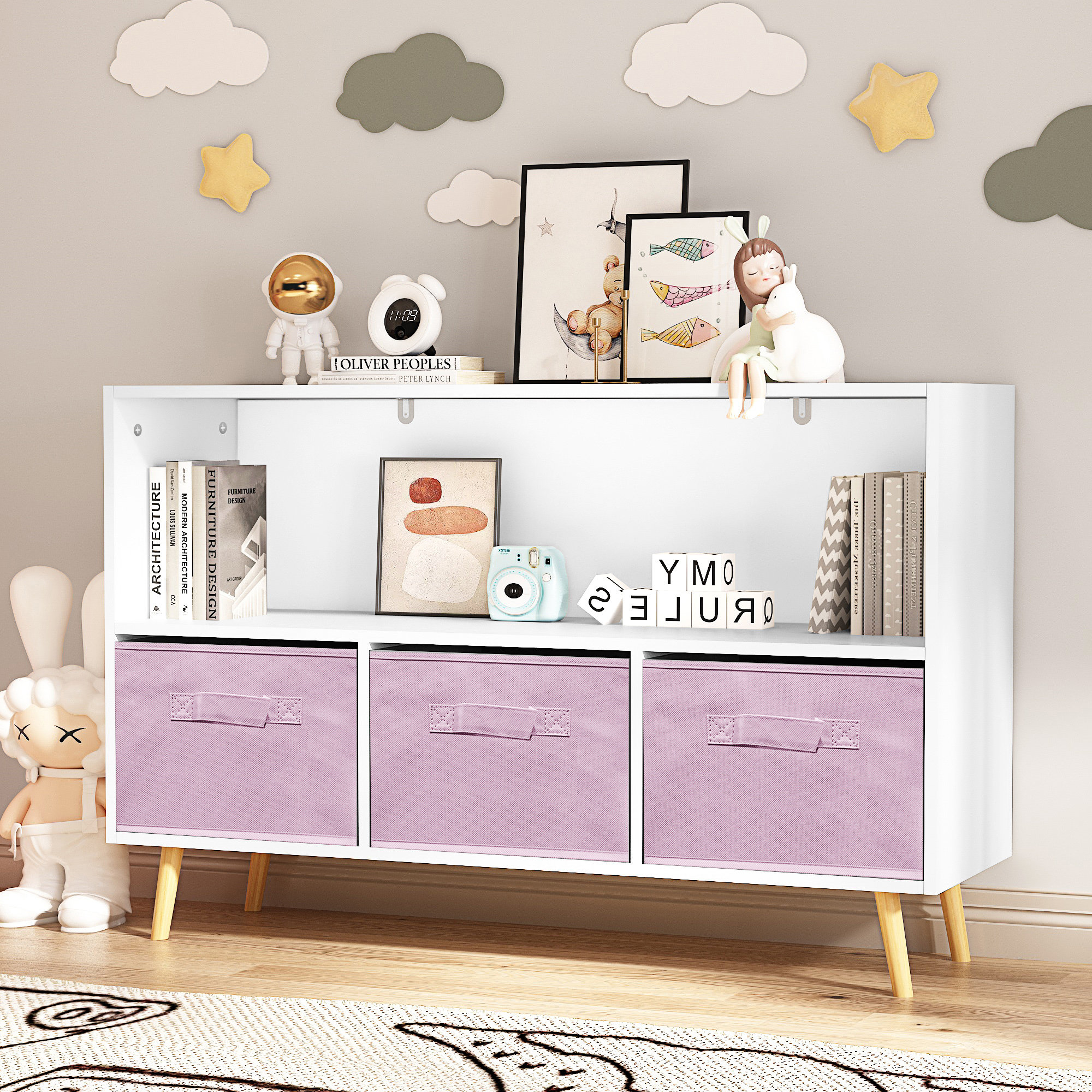 Modern kids storage sale furniture