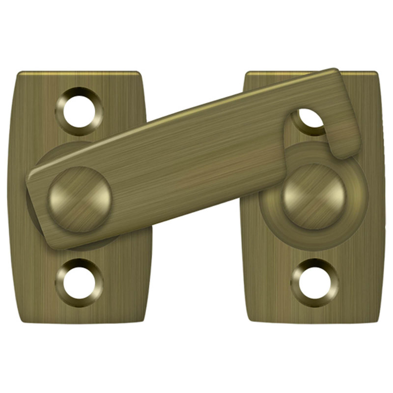 Brass Latch/Catch/Bolt, Antique Brass