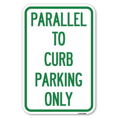 Parallel To Curb Parking Only/23502