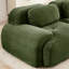 Canapé d'angle Olive 4 en velours côtelé avec mousse haute densité 32D, design ergonomique, modulable, sans assemblage, idéal pour l'heure du thé, confortable et modulable, compatible avec les animaux de compagnie, incurvé, base antidérapante, polyvalent.