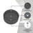 CASAINC Maple 17'' Concrete Circular Bathroom Sink-86669231