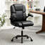 Fauteuil de direction en similicuir avec accoudoirs rembourrés