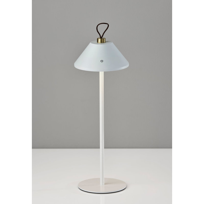 Danny LED Cordless Table Lamp, White
