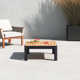 Brix Teak Patio Coffee Table