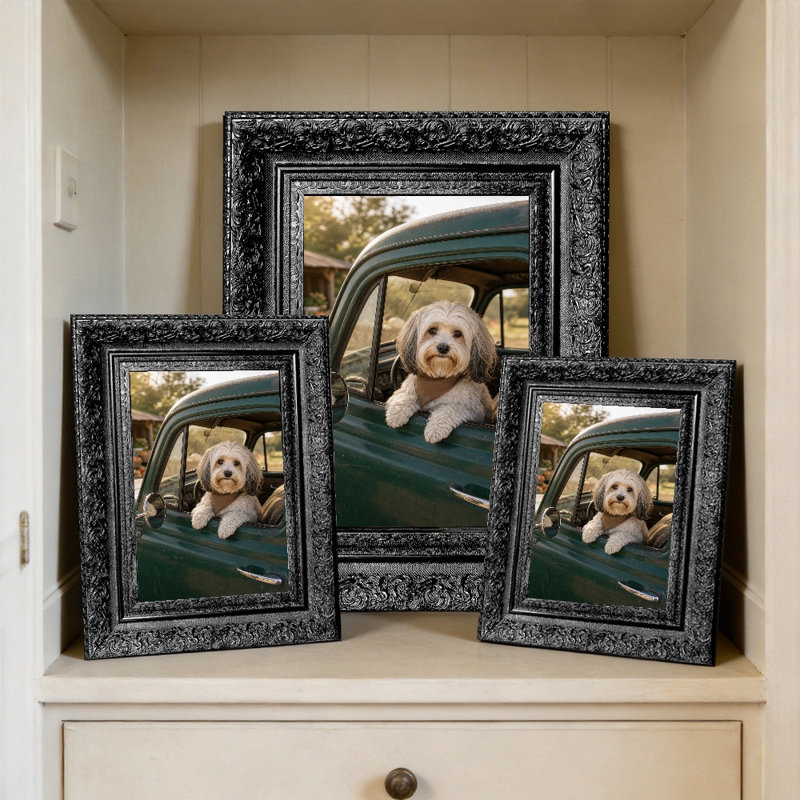 Cadre photo mural 5 "x 7" 1PC, Black, 1, 5" W x 7" H