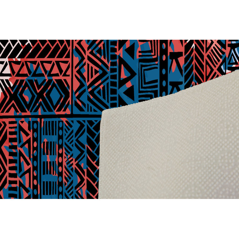 Elegant Hall Carpet, 3D Digital Print Design, 3.9 x 4.9 ft | 100% Polyester, Antibacterial, Non-Slip PVC Dot Underside, Pile Height: 0.04 in, Machine Washable, Perfect for Living Room & Entryway Decor