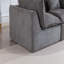 Canapé d'angle modulaire surdimensionné Cloud Couch de 190 cm de largeur, canapé True Relax Comfy avec assise large et profonde, en tissu gaufré, 2 places.
