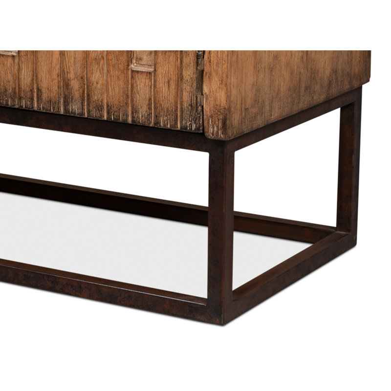 Aztec 80'' W Solid Wood Sideboard, Brown