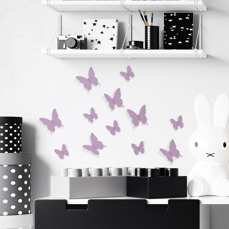Non-Wall Damaging Wall Decal, 1 Pack, Light Purple