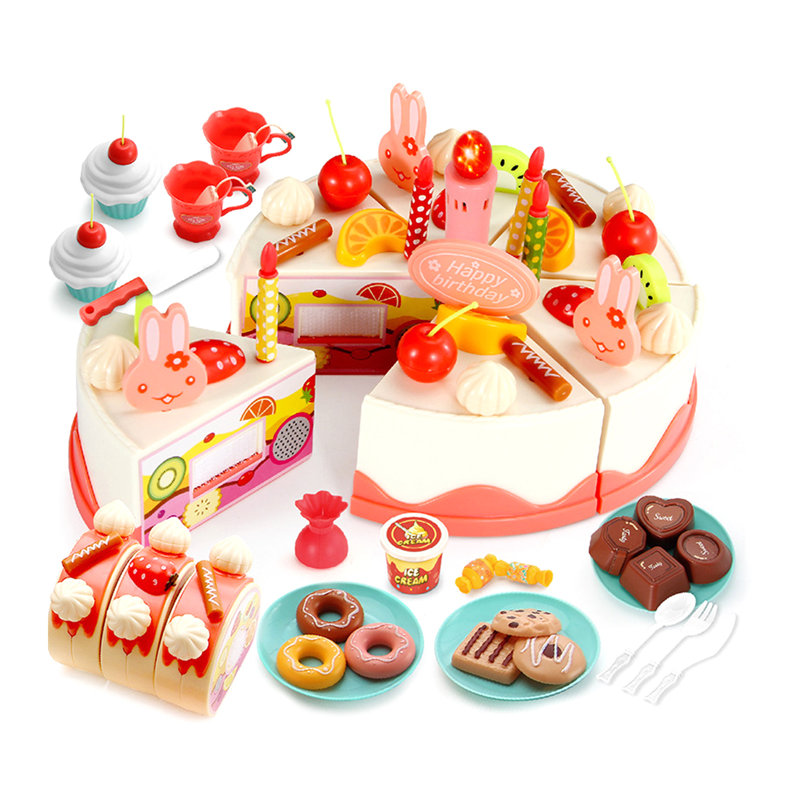 Birthday Cake Toy Preschool Play Food