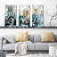 «Toronto Abstract V2 Teal» par Ppi Studios, reproduction d'art sur toile tendue 3 pièces-1441298410