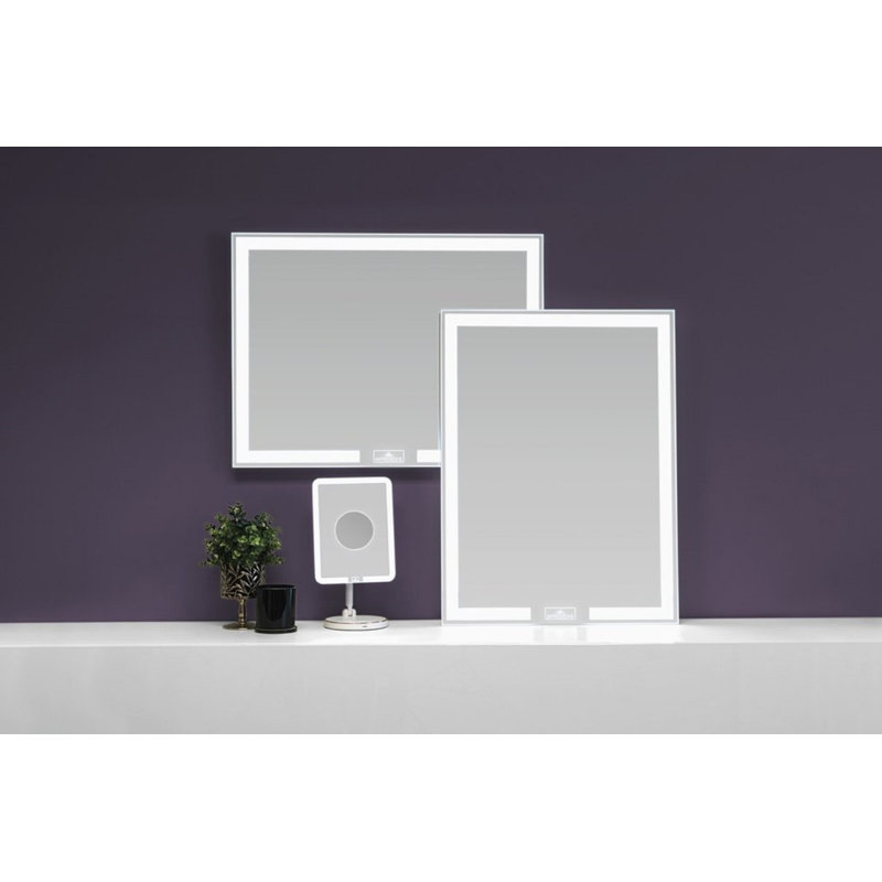Miroir de coiffeuse avec lumière DEL Royale Elegance, l 23,5 po x H 31,5