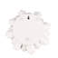 Fleur en céramique crème complexe pour décoration murale - fait à la main dans un décor chic-130530110