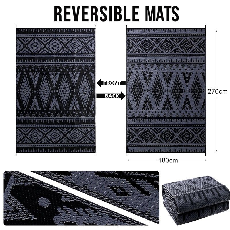 Geometric Shapes Area Rug, Rectangle 180 x 270 cm