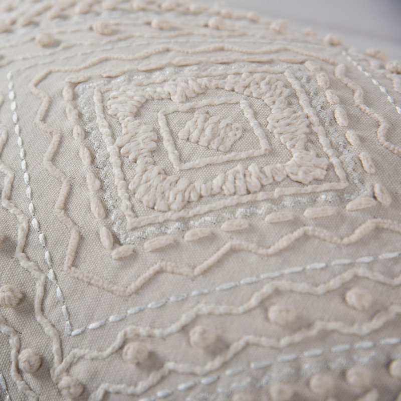 Coussin 100% coton, Naturel