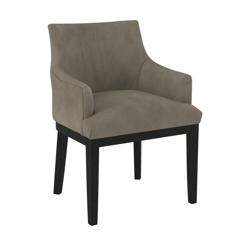 19'' H Upholstered Armchair, Black, Applause Ashton