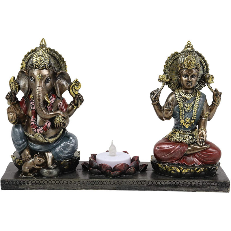 Plat elayanti chaturthi et krishna vishvarupa assis sur thrones plat en plastique lord dieu