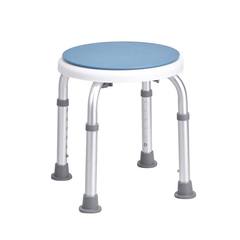 360 Degree Swivel Shower Seat With Adjustable Height, Non-Slip Design, And 300 Lbs Capacity For Elderly And Disabled Users