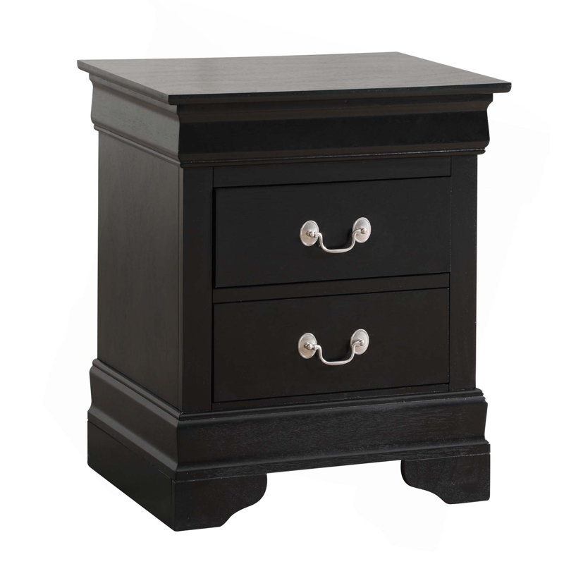 Jeffreys 21'' W Nightstand, Charcoal