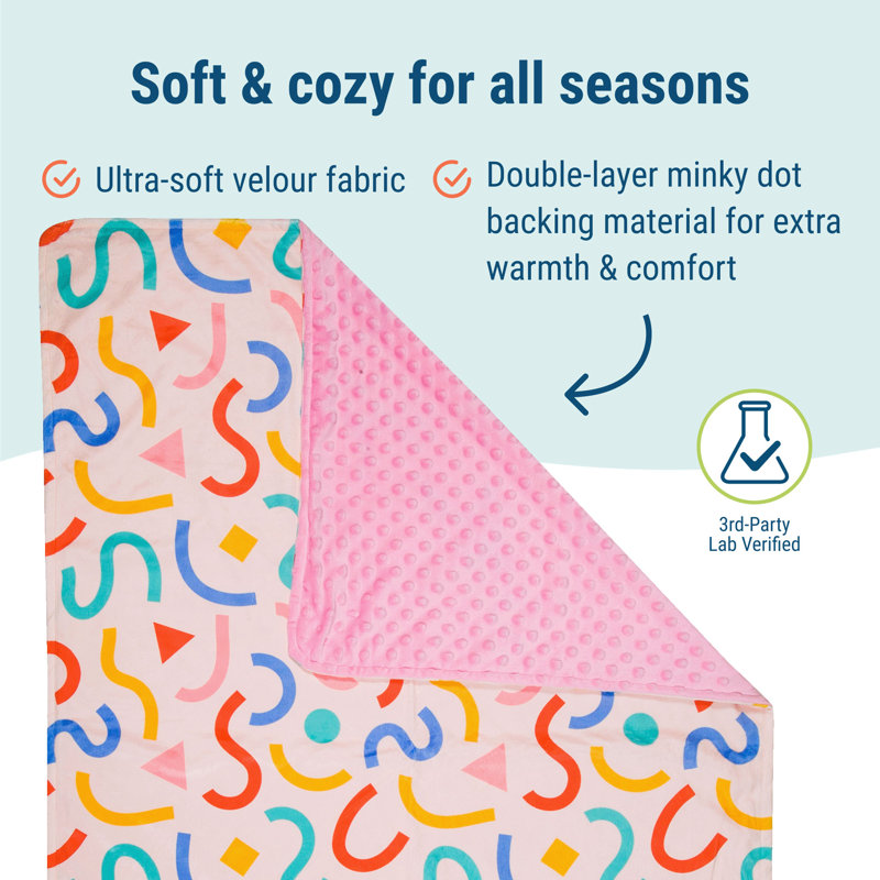 Couverture pour bébé Wildkin, Confetti pêche