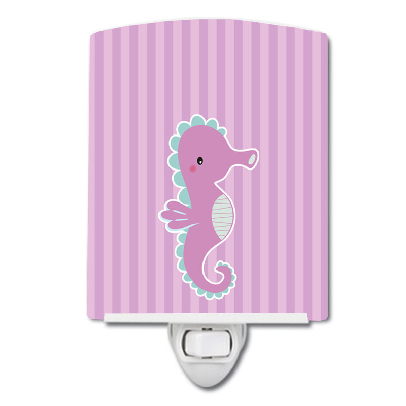 Seahorse Ceramic Night Light