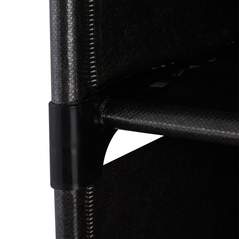 80cm Portable Wardrobe, Black