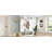 Modern Farmhouse Hall Tree with Storage Bench, Arched Mudroom Organizer, 7 Hooks & Side Cabinets-129940060