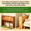 Bureau pliant en bambou avec tablette de rangement, table d'étude pliable pour petits espaces, bureau à domicile, chambre de dortoir, bureau d'ordinateur multifonctionnel, brun
